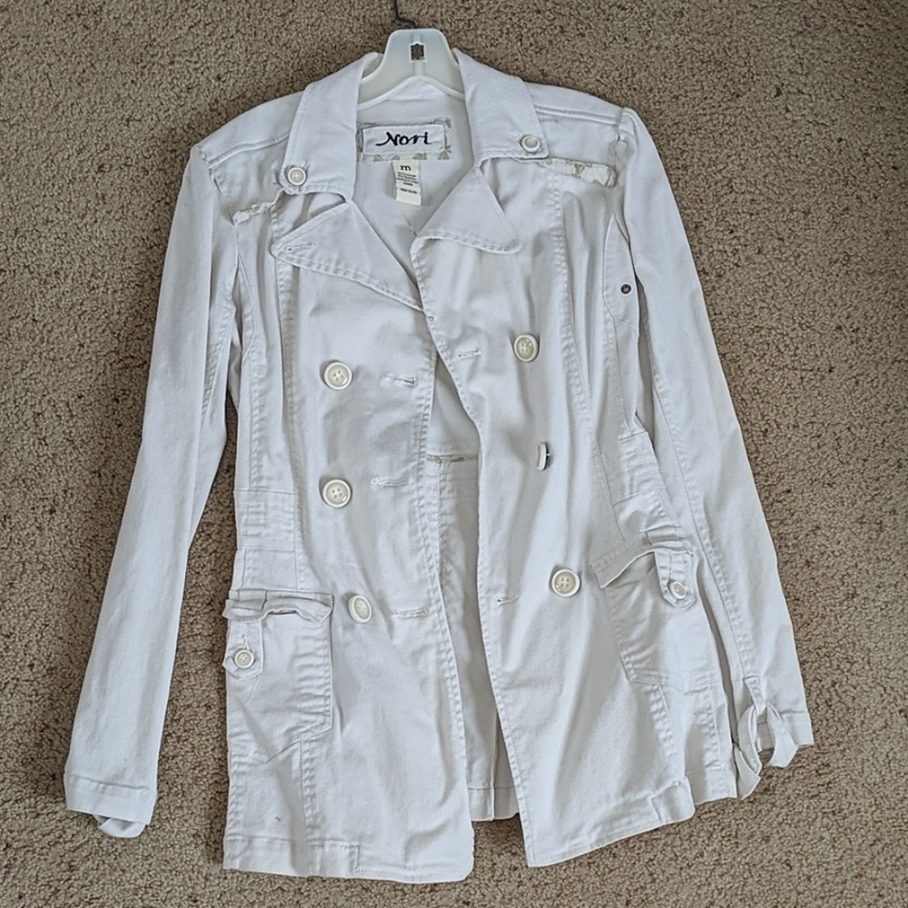 Nori long cotton trench coat